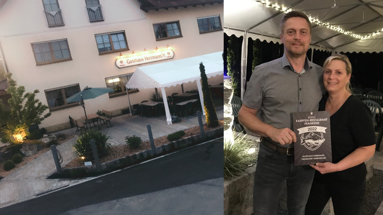 Gasthaus Herrmann in Frensdorf serviert den besten Karpfen in Franken